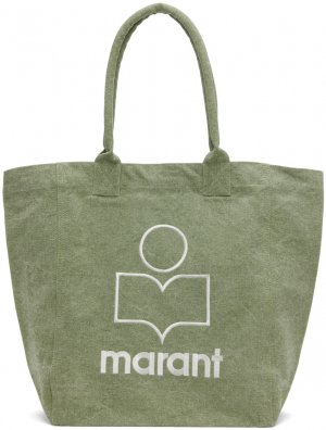 Зеленая сумка-тоут Yenky Миндаль Isabel Marant