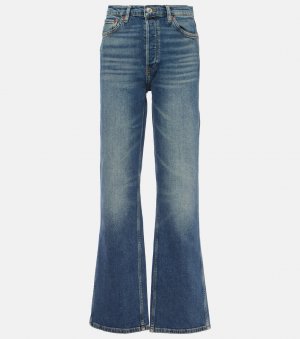 Прямые джинсы 90-х годов с высокой посадкой Re/Done, синий Re/done