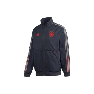 Bayern Football Training Куртка мужская спортивная одежда темно-небесно-серый FR3985 Adidas