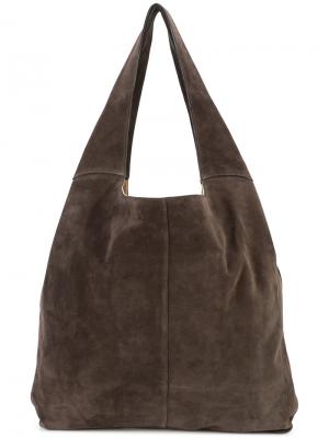 Большая сумка-шоппер Hayward. Цвет: серый