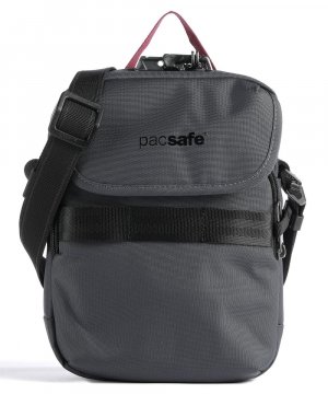 Компактная сумка через плечо Metrosafe X 8 дюймов из переработанного полиэстера , серый Pacsafe