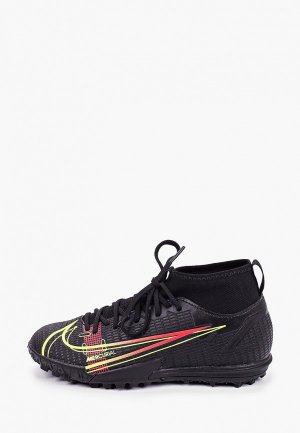 Шиповки Nike JR SUPERFLY 8 ACADEMY TF. Цвет: черный