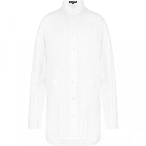 Рубашка , открытая спина, разрез, размер 36, белый Ann Demeulemeester. Цвет: белый