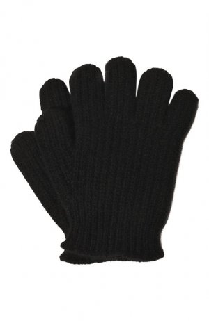 Кашемировые перчатки Giorgetti Cashmere. Цвет: чёрный