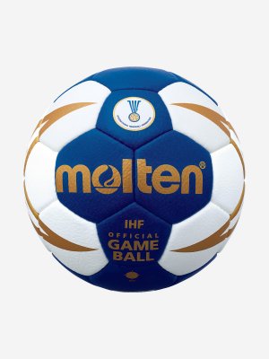 Мяч гандбольный IHF official, р. 2, Синий Molten. Цвет: синий