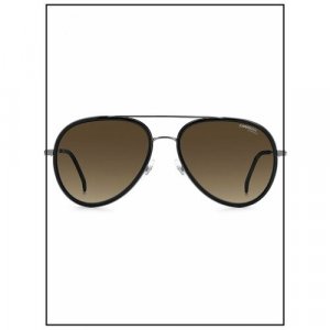 Солнцезащитные очки , серебряный, серый Carrera. Цвет: серый