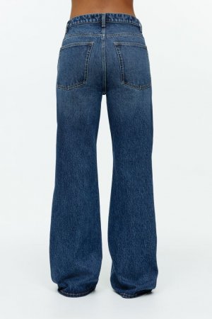 Свободные джинсы reed с расклешенными штанинами , синий H&M