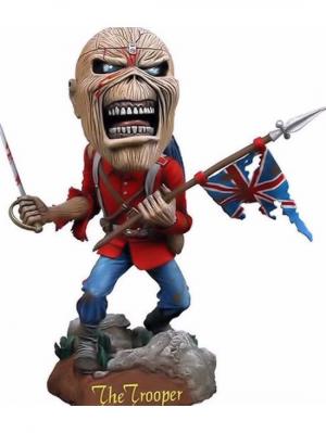 Фигурка Iron Maiden 7 Eddie Trooper Head Knocker Neca. Цвет: лазурный, красный, персиковый