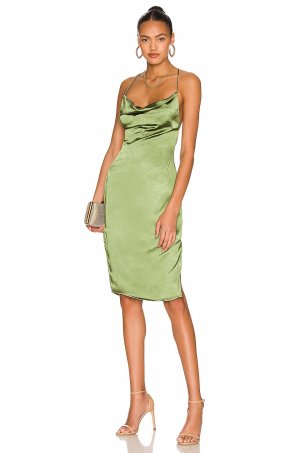 Платье миди Billie Drape, зеленый superdown