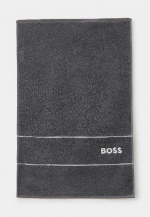 Полотенце Boss 40x60. Цвет: серый