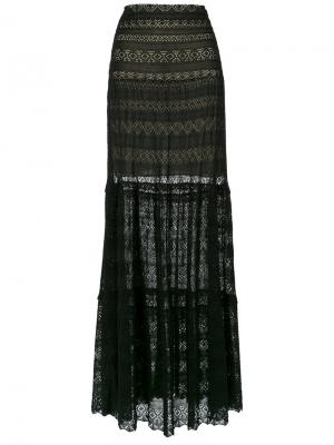 Sabrina knit long skirt Cecilia Prado. Цвет: чёрный