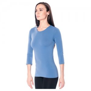Джемпер MAGLIA LUREX MANICA 3/4 размер S/M, risk red (красный) Giulia. Цвет: фиолетовый