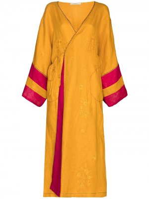 Пальто Irene с вышивкой Vita Kin. Цвет: желтый