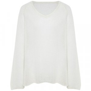 Пуловер размер onesize, белый Commo. Цвет: белый