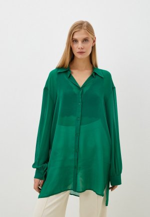 Блуза GLVR. Цвет: зеленый