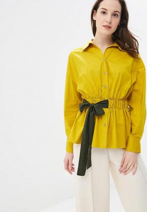 Блуза L1FT. Цвет: желтый