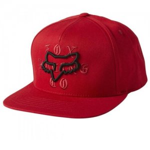 Бейсболка Top Coat Snapback Hat (Чили, One Size) Fox. Цвет: красный