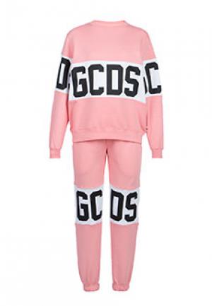 Спортивный костюм GCDS. Цвет: розовый