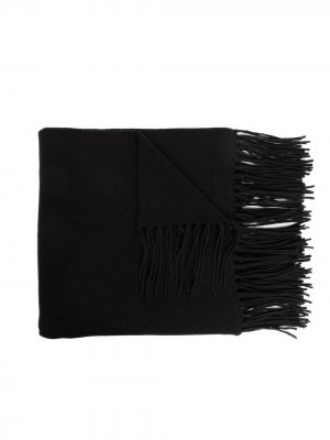 Кашемировый шарф Dante KHAITE. Цвет: черный