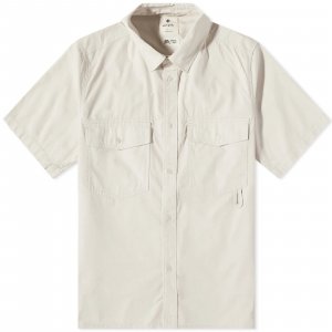 Рубашка с коротким рукавом Takibi Light Ripstop, белый Snow Peak