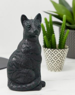 Свеча в форме кошки -Черный Fisura
