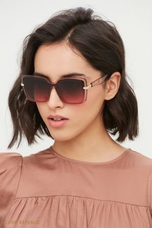 Солнцезащитные очки в прозрачной оправе LOVE REPUBLIC