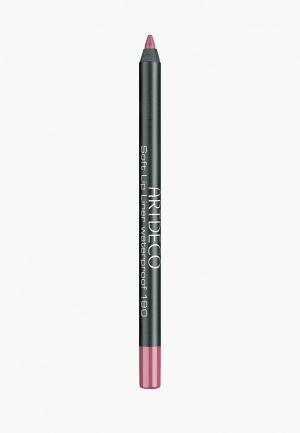 Карандаш для губ Artdeco водостойкий SOFT LIP LINER WATERPROOF, тон 190, 1.2 г. Цвет: розовый