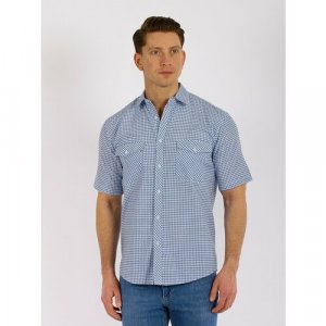 Рубашка , размер 4XL, голубой Palmary Leading. Цвет: голубой