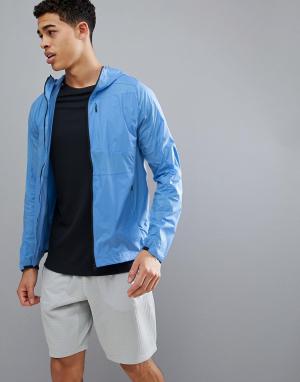 Синяя ветровка с капюшоном -Синий J.Lindeberg Activewear