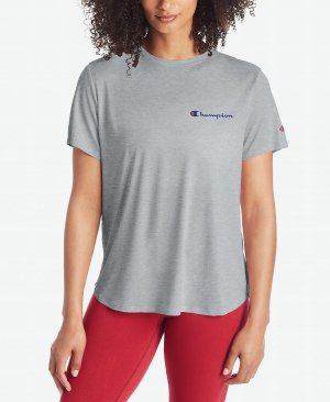Женская классическая футболка с короткими рукавами и логотипом в тяжелом весе Champion