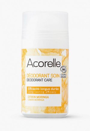 Дезодорант Acorelle Шариковый Лимон и Моринга, 50 мл. Цвет: прозрачный