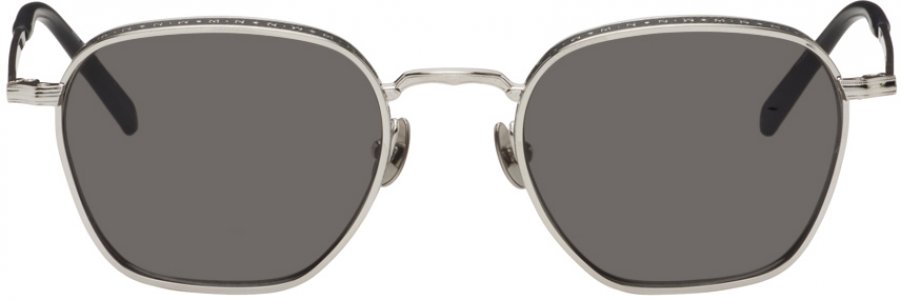 Серебряные солнцезащитные очки M3101 , цвет Palladium white Matsuda