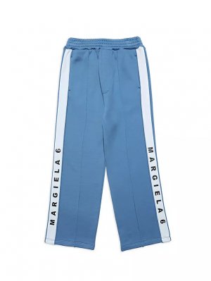 Детские спортивные штаны для маленьких детей Mm6 Maison Margiela, синий Margiela