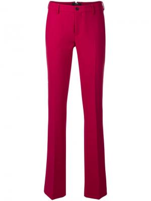 Длинные расклешенные брюки Pt01. Цвет: розовый