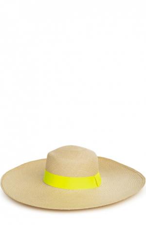 Шляпа пляжная Artesano. Цвет: желтый