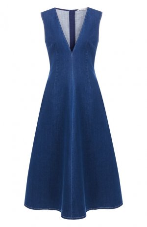 Джинсовое платье Stella McCartney. Цвет: синий