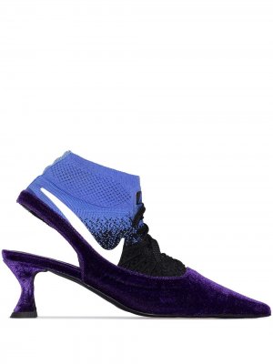 Туфли из коллаборации с Nike Ancuta Sarca. Цвет: фиолетовый
