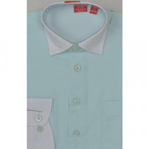 Школьная рубашка , размер 98-104, голубой Imperator. Цвет: голубой