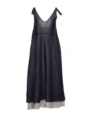 Длинное платье LA FABRIQUE. Цвет: темно-синий