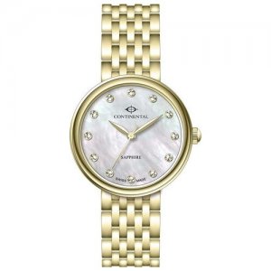 Швейцарские наручные часы 22504-LT202500 Continental. Цвет: золотистый