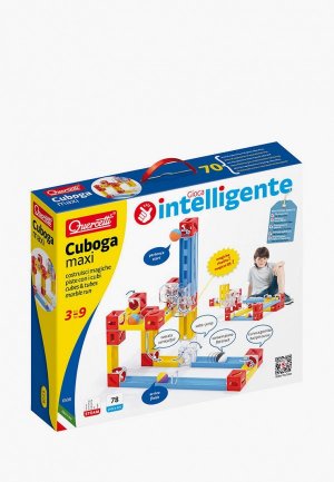 Набор игровой Quercetti Конструктор - серпантин Cuboga maxi, 78 элементов. Цвет: разноцветный