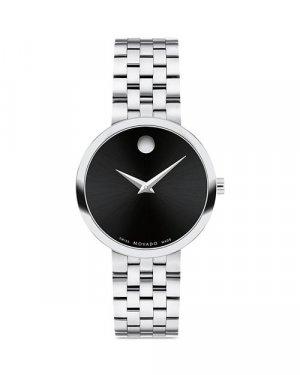 Классические музейные часы, 30 мм , цвет Black Movado