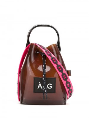 ÀLG + Melissa belt bag. Цвет: коричневый