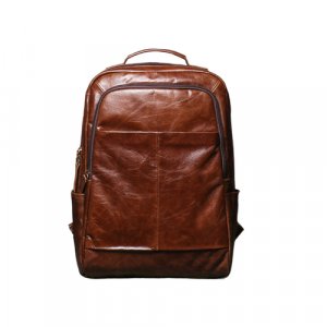 Рюкзак , фактура гладкая, коричневый NIP. Цвет: коричневый