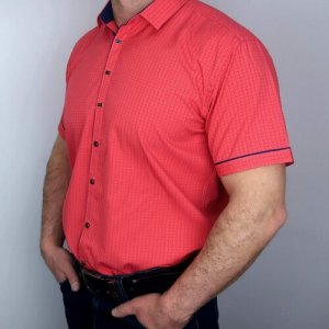 Рубашка В 675=SW+++ - 44-46 размер до 100 см 92 S Fashion Leader. Цвет: красный