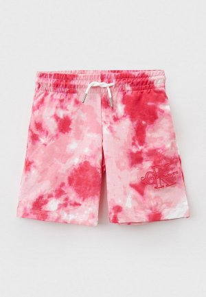 Шорты спортивные Calvin Klein Jeans. Цвет: розовый