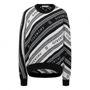 Шерстяной пуловер Givenchy. Цвет: чёрный