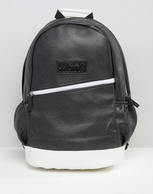 Черно-белый рюкзак Heist. Цвет: черный