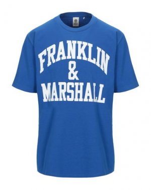 Футболка FRANKLIN & MARSHALL. Цвет: синий