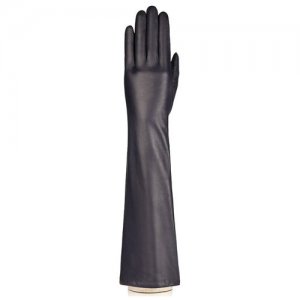 Перчатки женские кожаные Labbra, размер 7(S), черный LABBRA. Цвет: черный